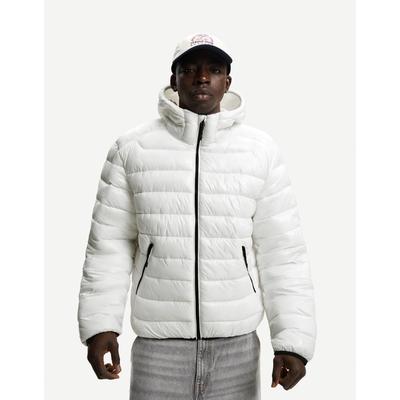 Bershka Lightweight Puffer Jacket Men M White