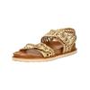 Riemchensandale INUOVO "INUOVO Sandalen Leder", Damen, Gr. 41, gold, Leder, casual, Schuhe