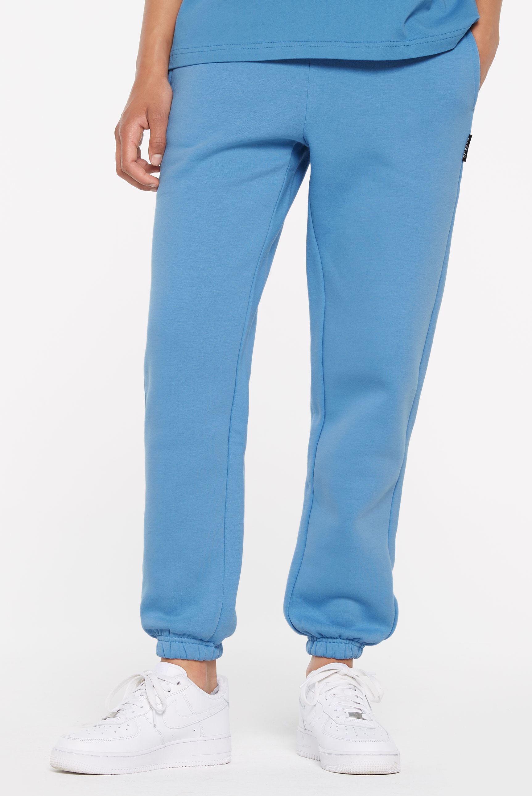 Sporthose HARLEM SOUL, Herren, Gr. M, Normalgrößen, blau (electric sky), Material: 65% Baumwolle, 35% Polyester, unifarben, relaxed fit lang, Hosen, mit weicher Innenseite Image