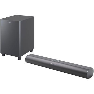 PHILIPS Soundbar "TAB6100", grau (mattgrau), B:60cm H:6,5cm T:10,5cm, Lautsprecher Image