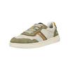 Sneaker MUSTANG SHOES "Mustang Shoes Sneaker Lederimitat", Herren, Gr. 43, grün (khaki), Lederimitat, casual, Schuhe