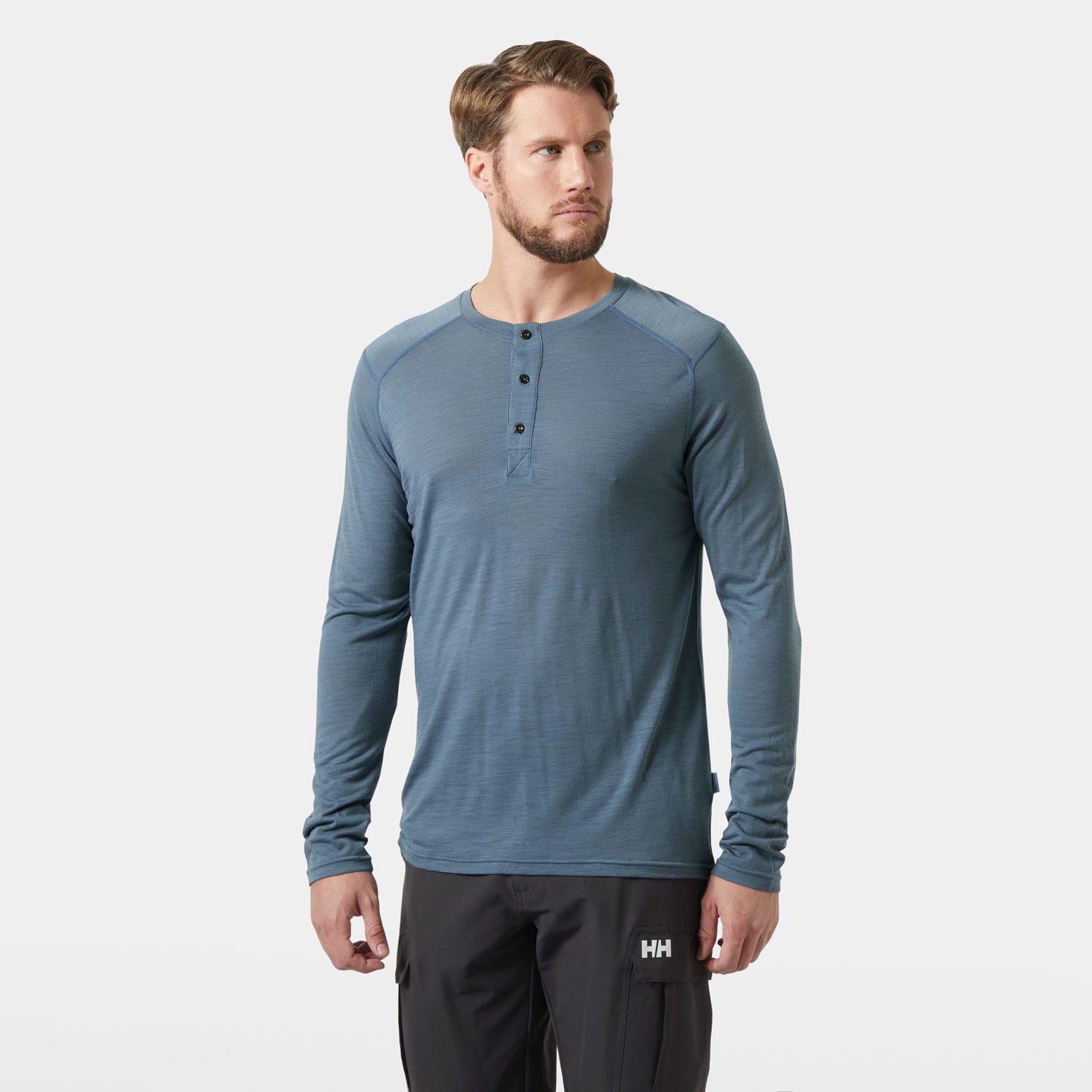 Helly Hansen HH Durawool Long Sleeve Henley Herren 2XL Image