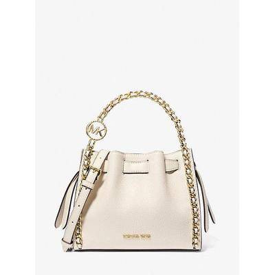 Mina Small Chain Crossbody Bag - Natural - Michael Kors Shoulder Bags