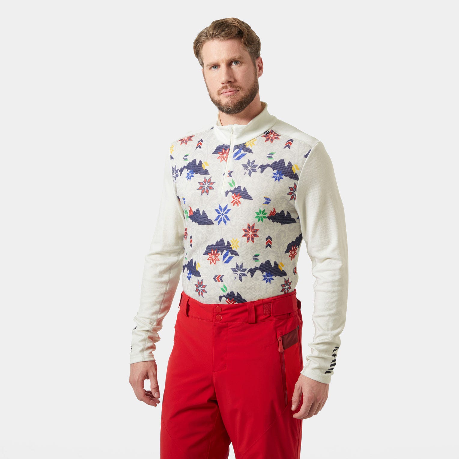 Helly Hansen Herren Lifa Merino Midweight Hoodie Mit Halbreißverschluss S Image