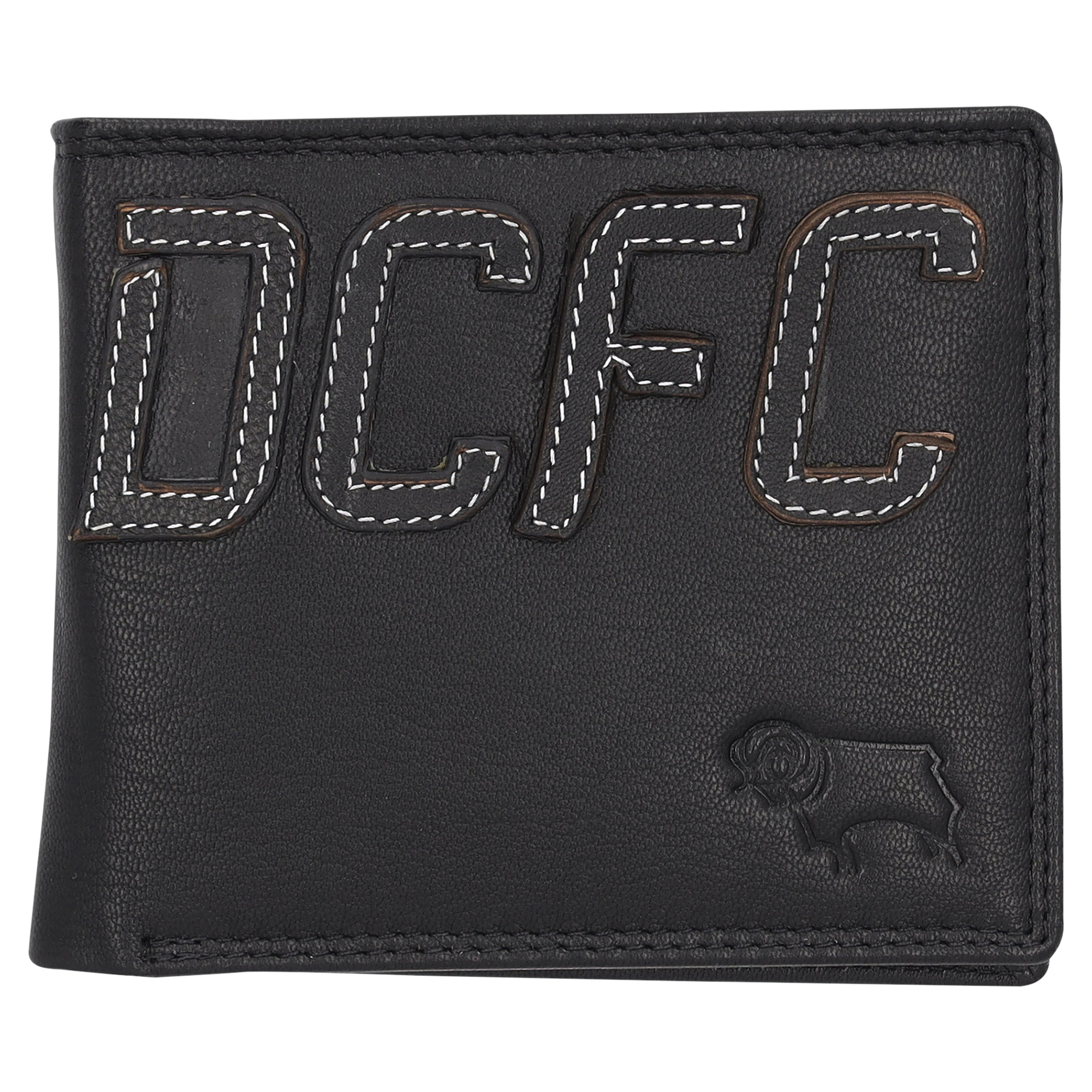 Geldbörse mit Derby County-Textaufkleber – Leder Image