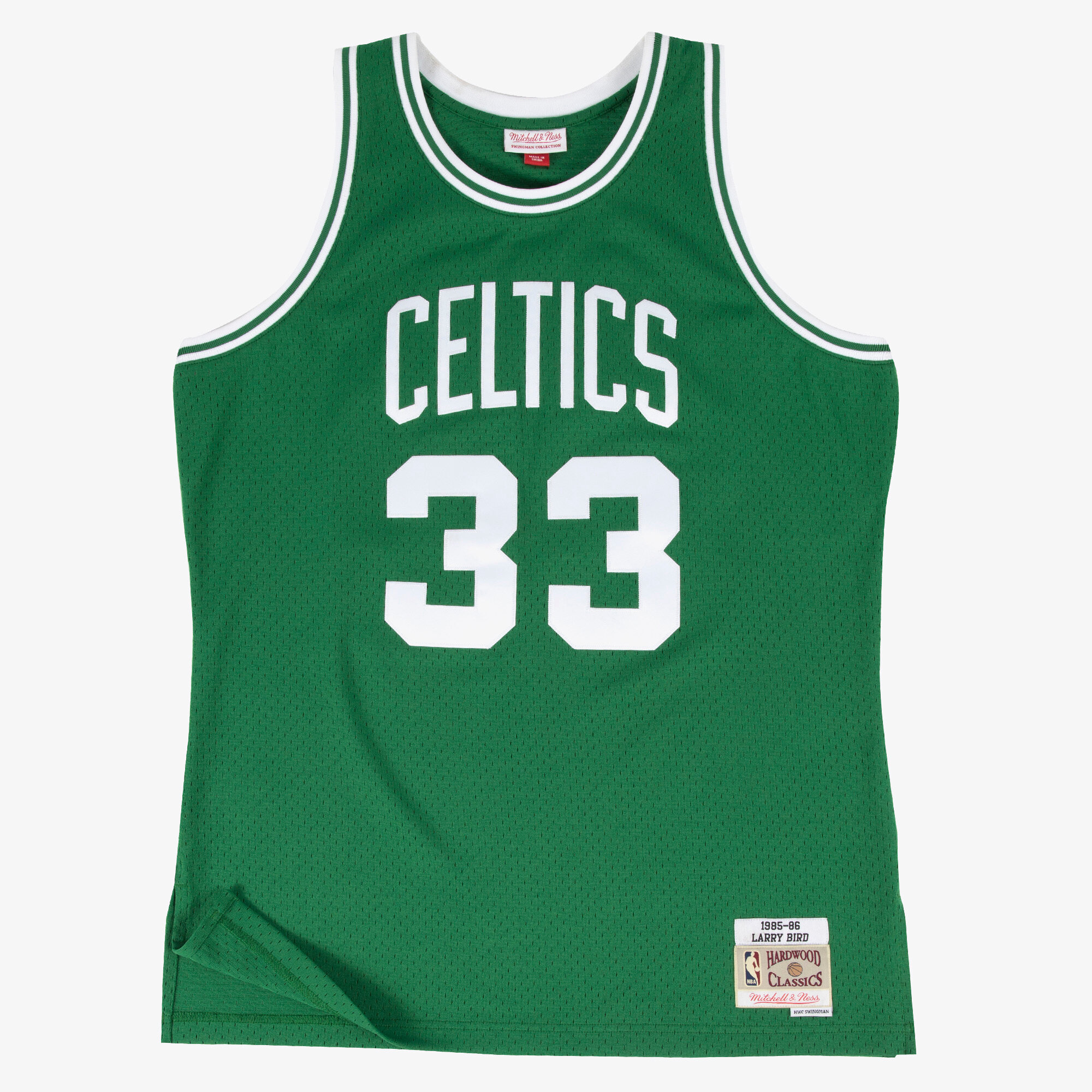 Boston Celtics Mitchell & Ness Swingman-Trikot Larry Bird 1985–86 Image