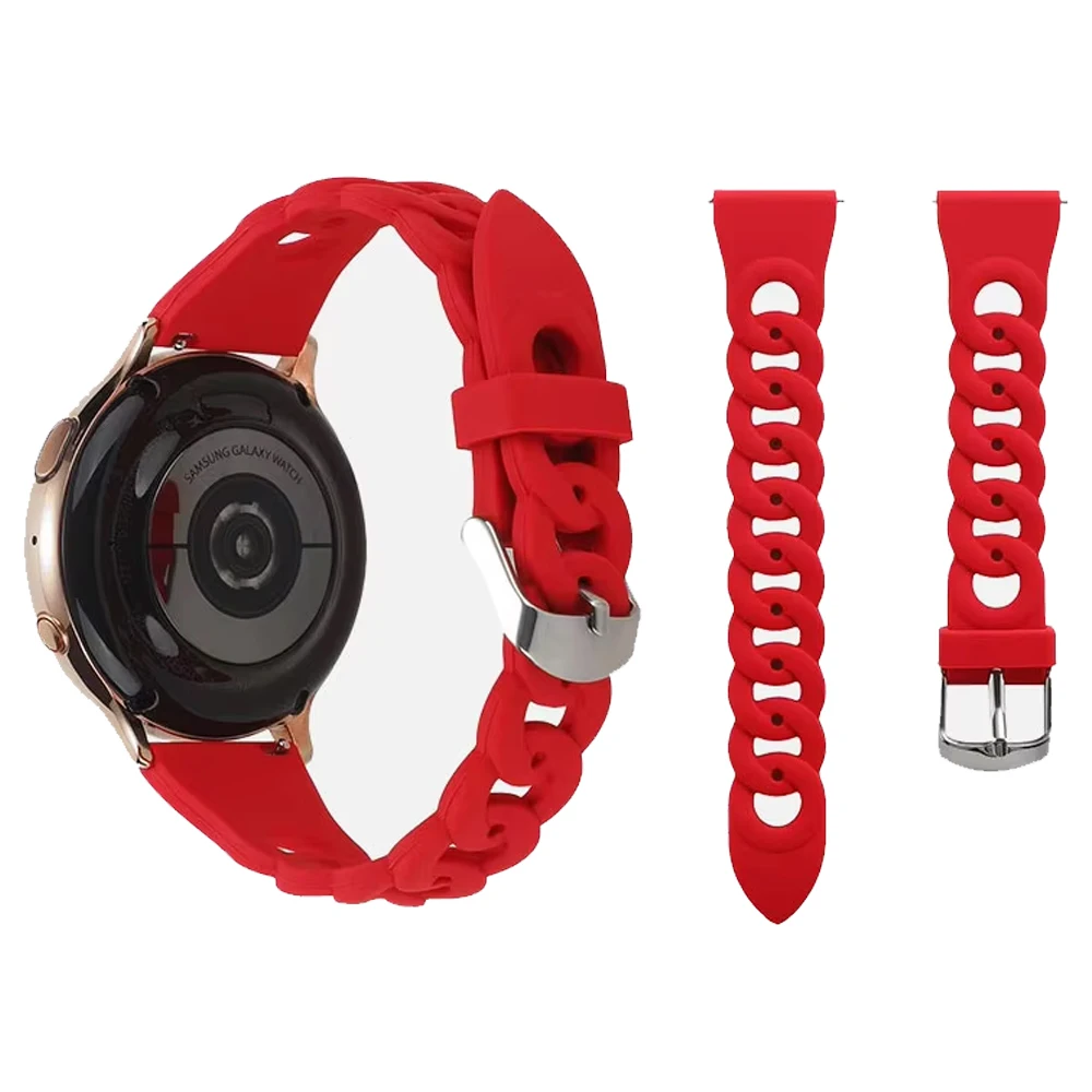 Sportarmband für Samsung Galaxy Watch 7 4-5-pro-6-Classic/active 2 40 mm 44 mm Silikon 20 mm 22 mm Armband Huawei GT 4-3-2e-5 Armband Image