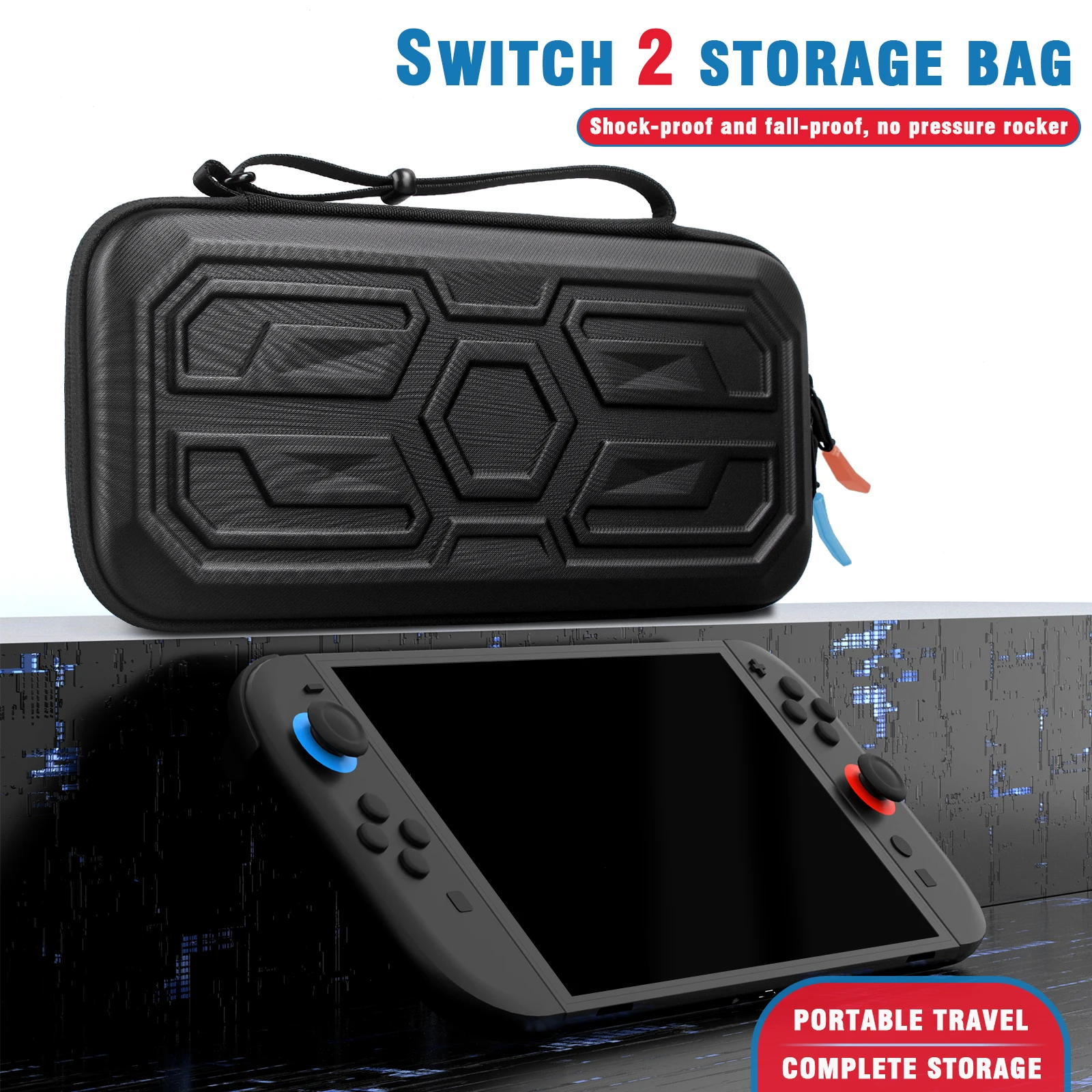Hartschalen-Tragetasche im Mech-Stil für Switch 2 – Warrior Game Themed NS2-Schutzbox mit robustem Design für NS 2-Gehäuse Image