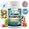 B Vitamins, Folic Acid & Vitamin C Supplement, Immune System Support, Nerve Health & Metabolism, Mood Support 120 Capsules