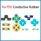 2Set For PS2 Conductive Rubber For Sony Playstation 2 PS2 Controller Repair Conductive Rubber Silicon Pads Replacement Parts