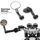 Motorcycle Bar End Mirror Universal Rear View Mirrors CNC Aluminum for BMW R NineT RNINET Urban G/S R NINET Pure RnineT Scramble