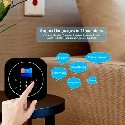 KERUI G12 Wireless Home Alarm System Drahtloses WiFi Home Security System mit Tür- und Bewegungssensor Smart Life App-Steuerung