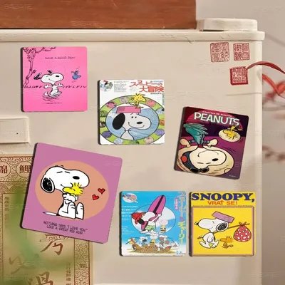 S-Snoopy personalisierte Kühlschrankmagnete, magnetischer Kühlschrank, Gedenkgeschenke für Küche, Büro, Spind, Reisen, Heimdeko Image