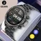 GEJIAN Neue Outdoor-Sport-Smartwatch, NFC-Taschenlampe, GPS, Sportflugbahn, Herzfrequenzüberwachung, BT-Anruf, Fitness-Smartwatch 2025,