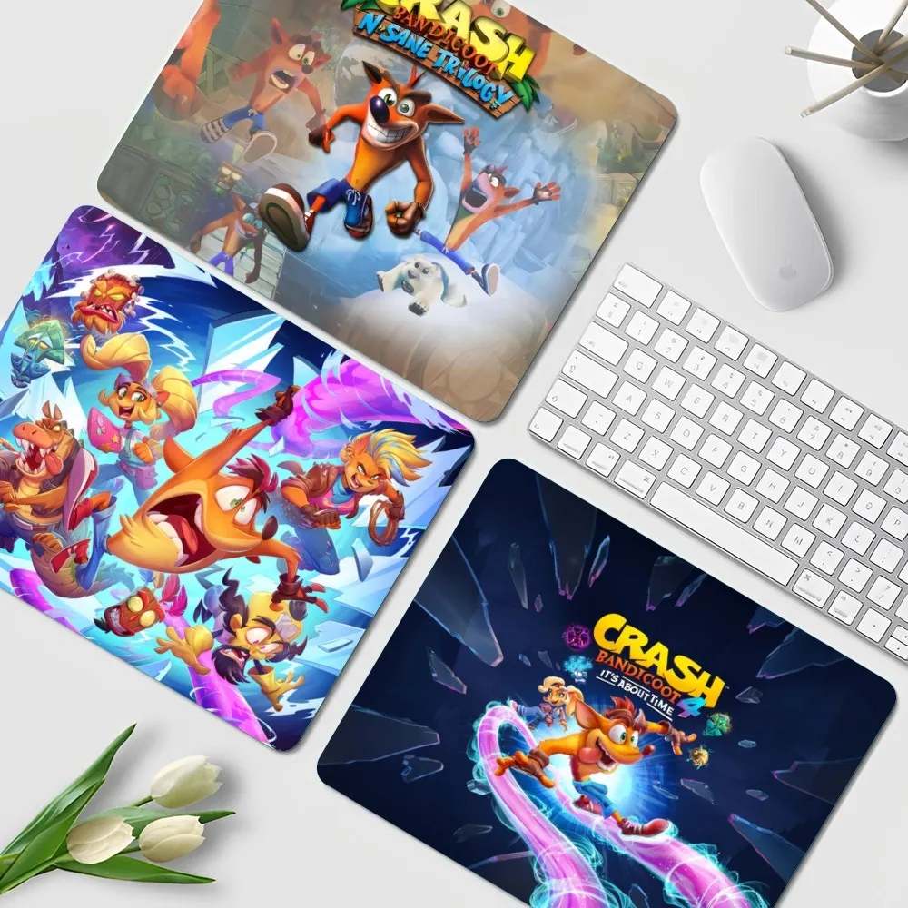 Crash Bandicoot 20x25cm Schrank Gaming Computer Laptop Schreibtisch matte Mauspad Maus matte Notbook für PC Schreibtisch Pad