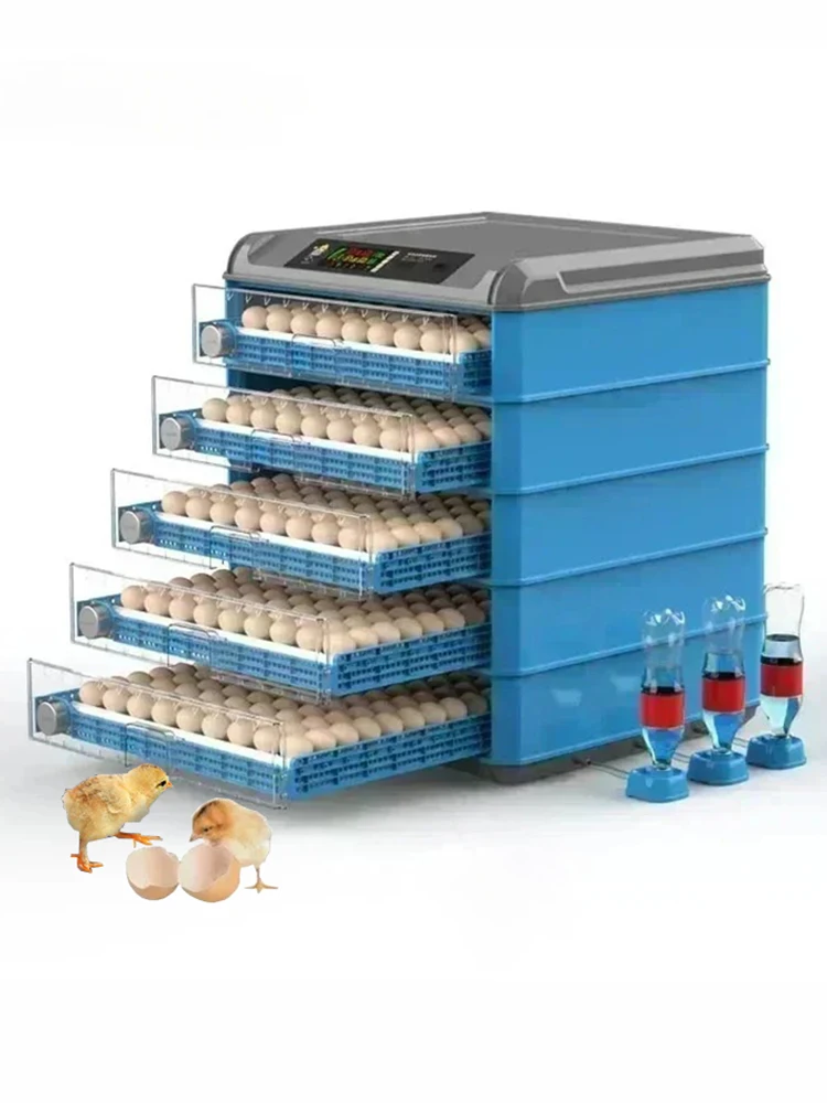 Kükenbrutmaschine mit 256–500 Eierkapazität, vollautomatischer Inkubator, Enteneier, Schlüpfen, automatische Temperatur- und Feuchtigkeitsregelung Image