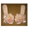 Rosa Blume Spitze Slip Auf Sandalen Peep Toe Thin High Heel Mode Sexy Kühlen Sommer Große Größe 2024 Frau Schuhe zapatillas Mujer