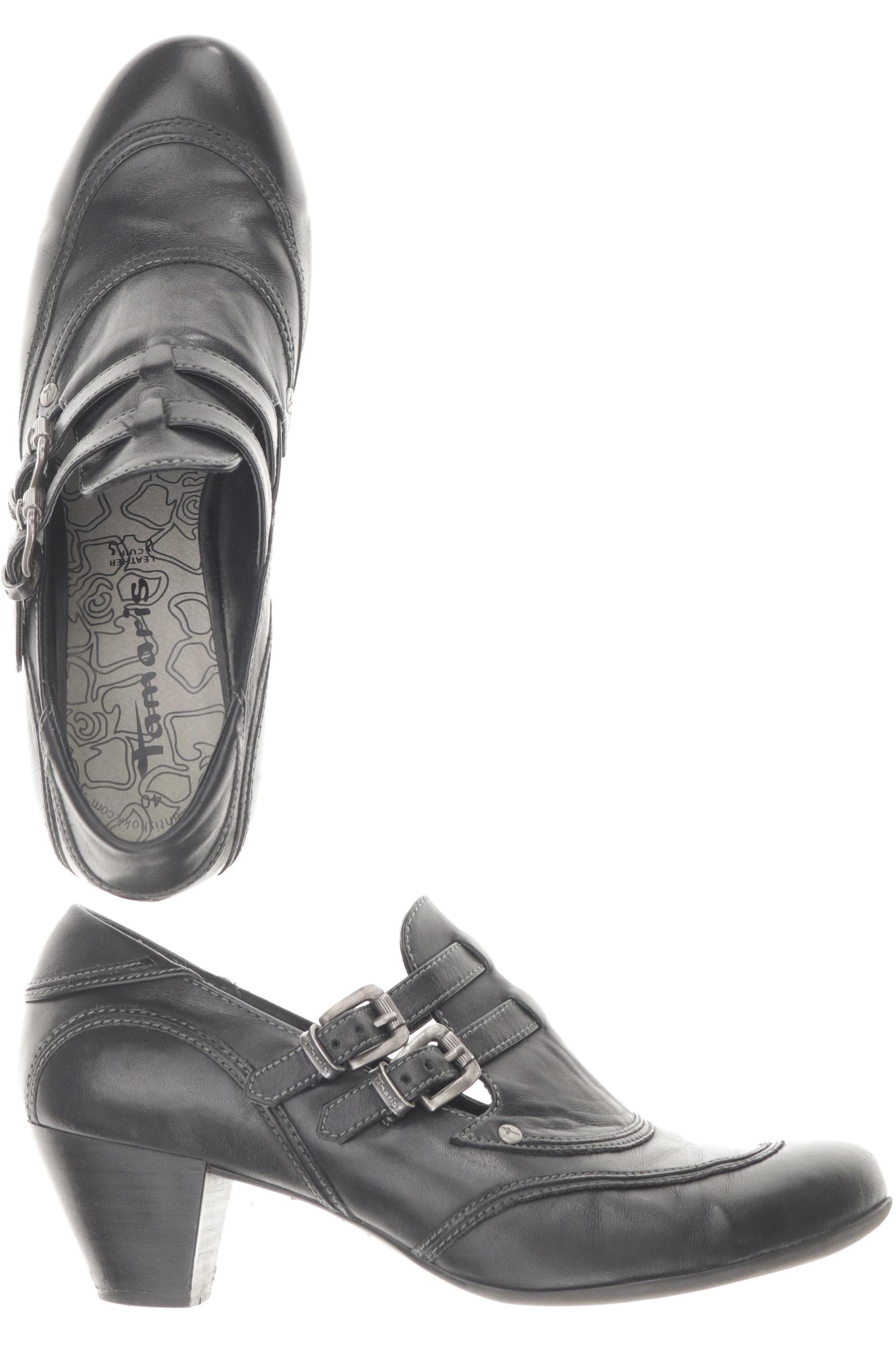 Tamaris Damen Stiefelette, Gr. 40, schwarz, Leder Image