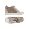 Guess Damen Sneakers, Gr. 38, beige, kein Etikett