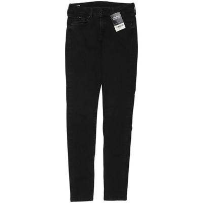 Pepe Jeans Damen Jeans, Gr. 25, schwarz, Elasthan, Baumwolle, Synthetik Image