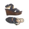 Guess Damen Sandale, Gr. 39, blau, kein Etikett