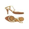Chie Mihara Damen Sandale, Gr. 39, braun, Leder