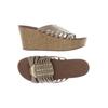 Skechers Damen Sandale, Gr. 38, gold, Kunstleder