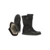 camel active Damen Stiefel, Gr. 7, schwarz, Leder