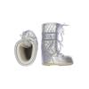 Moon Boot Damen Stiefel, Gr. 39, silber, kein Etikett