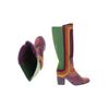 Desigual Damen Stiefel, Gr. 39, lila, kein Etikett