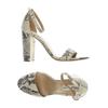 Steve Madden Damen Sandale, Gr. 41, grau, Kunstleder