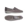 Ara Damen Halbschuh, Gr. 42, grau, Leder