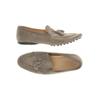 Santoni Herren Halbschuh, Gr. 8.5, beige, kein Etikett