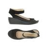 Clarks Damen Sandale, Gr. 44, schwarz, kein Etikett