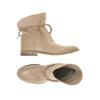Alberto Fermani Damen Stiefel, Gr. 39.5, beige, Leder