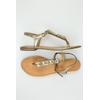Geox Damen Sandale, Gr. 39, gold, kein Etikett