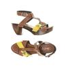 Miss Sixty Damen Sandale, Gr. 41, braun, Leder