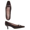 Daniel Hechter Damen Pumps, Gr. 39, braun, Wildleder