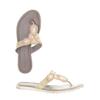 Salamander Damen Sandale, Gr. 42, beige, kein Etikett