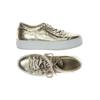 Mjus Damen Sneakers, Gr. 40, gold, Leder