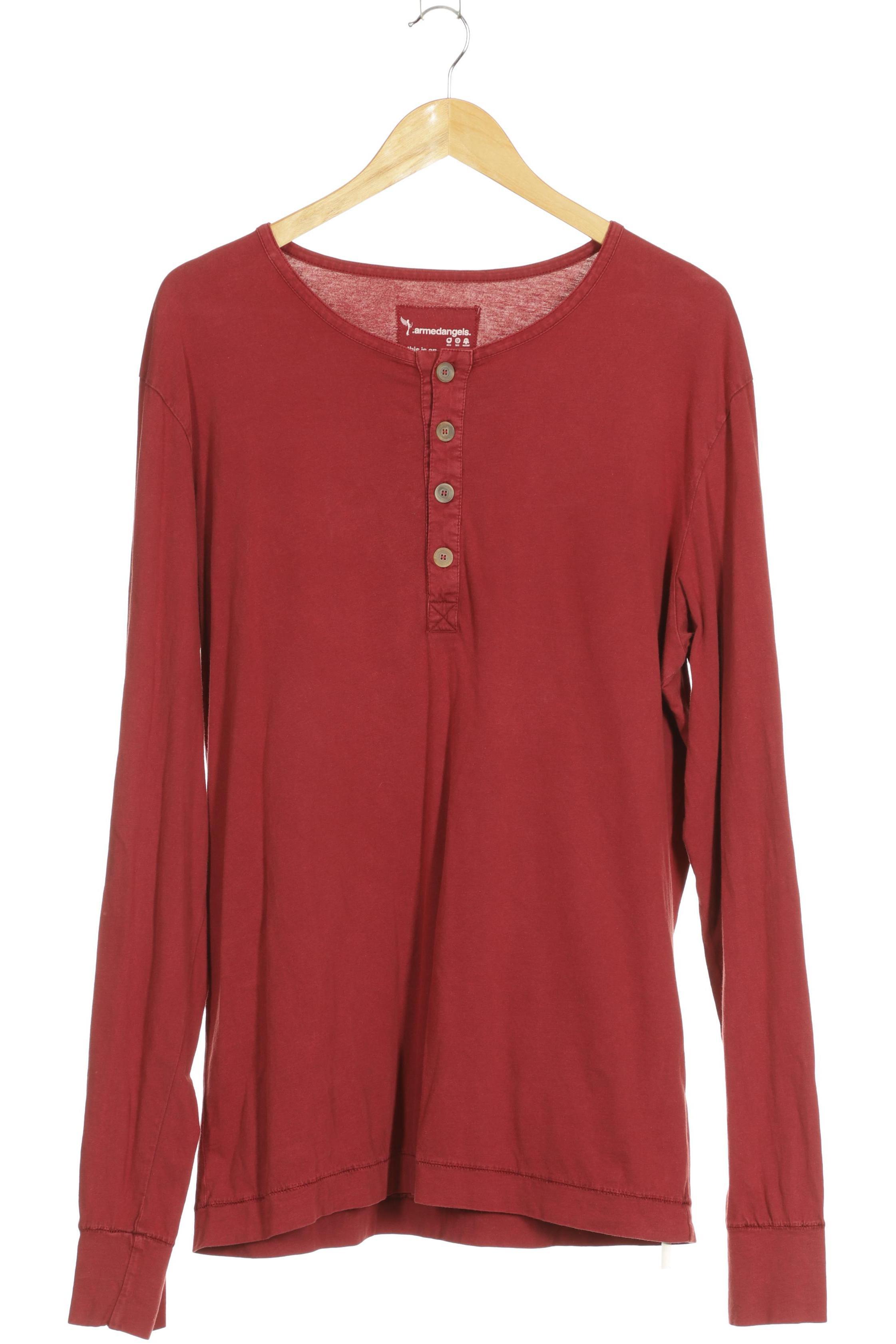 Armedangels Herren Langarmshirt, Gr. , rot, Baumwolle Image