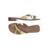 Unisa Damen Sandale, Gr. 39, gold, kein Etikett