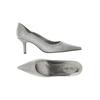 Menbur Damen Pumps, Gr. 38, silber, kein Etikett