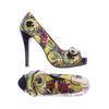 Iron Fist Damen Pumps, Gr. 38, gelb, Kunstleder