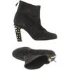 Lola Cruz Damen Stiefelette, Gr. 40, schwarz, Leder