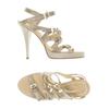 Miss Sixty Damen Sandale, Gr. 38, beige, kein Etikett