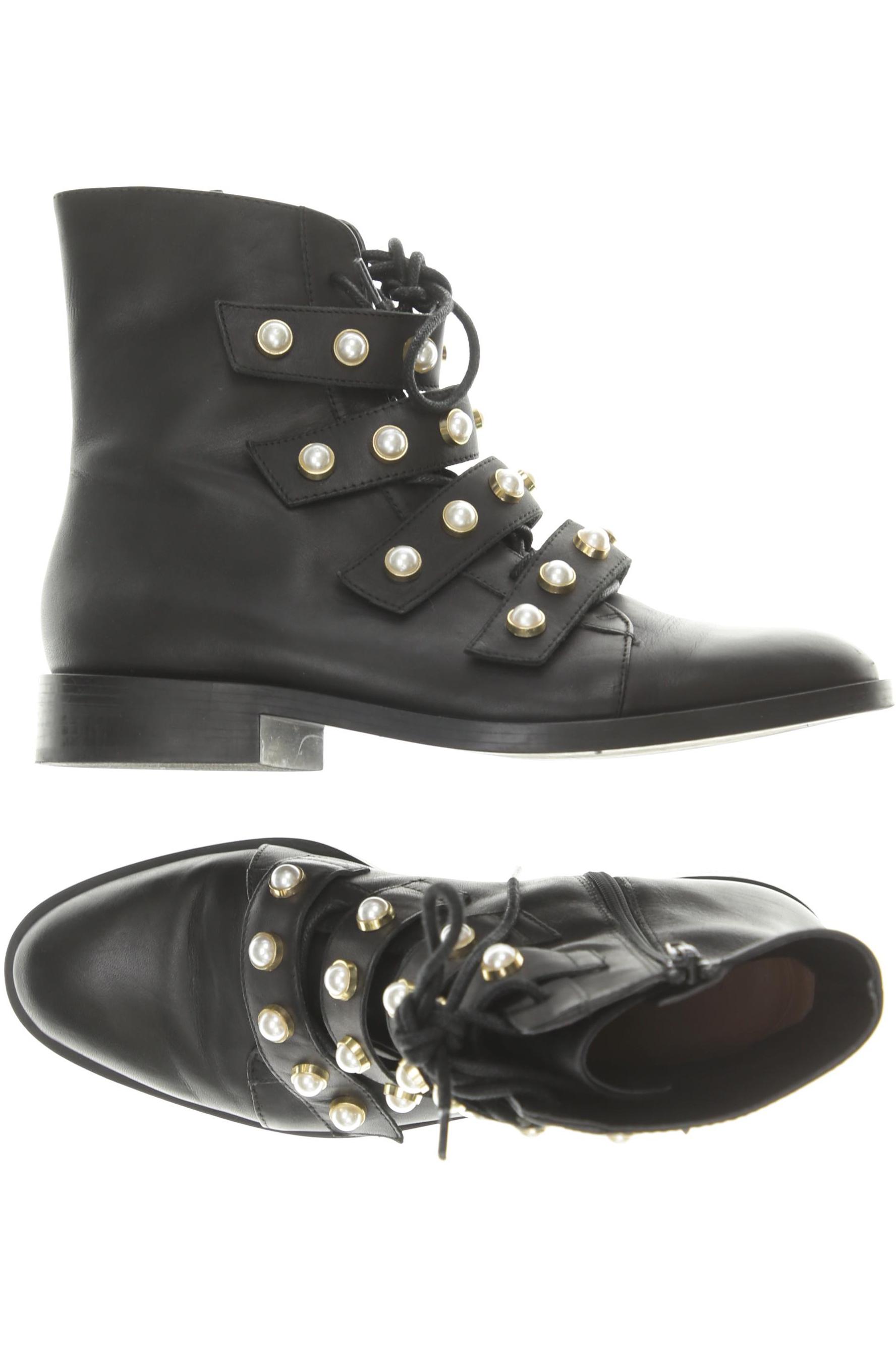 Zara Damen Stiefelette, Gr. 39, schwarz, kein Etikett Image
