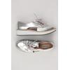 Steve Madden Damen Halbschuh, Gr. 9, silber, kein Etikett
