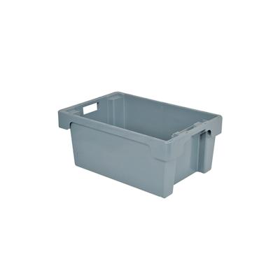 BRB Drehstapelbehälter, geschlossen, grau, LxBxH 600 x 400 x 200 mm, 32 Liter Image