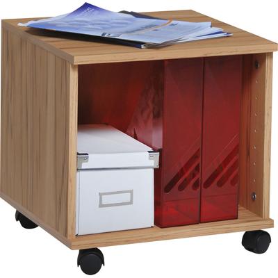 Rollcontainer VOGL MÖBELFABRIK "Barrie, Bürocontainer, Nachtschrank", beige (kernbuchefarben), B:40cm H:41cm T:40cm, Spanplatte, Rollwagen, Ausführungen mit/ohne Schubladen, Höhe 41 cm, Made in Germany Image